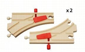 BRIO Mechanische Weichen - 2 Stück 3 BRIO Mechanische Weichen - 2 Stück – Bild 3