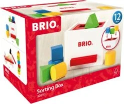 Brio Verkaufsgeschäft 33 BRIO 7-tlg. Holz Sortier-Box
