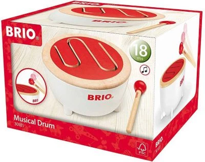 BRIO Holz Baby-Trommel 2 BRIO Holz Baby-Trommel – Bild 2
