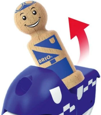 BRIO 2-tlg. Holz Polizei-Motorad Set My Home Town 2 BRIO 2-tlg. Holz Polizei-Motorad Set My Home Town – Bild 2