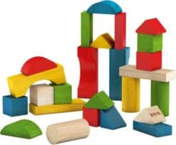 Brio Verkaufsgeschäft 35 BRIO Bunte Holzbausteine, 25 Teile