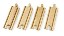 BRIO 1/2 Gerade Gleise - 4 Stück