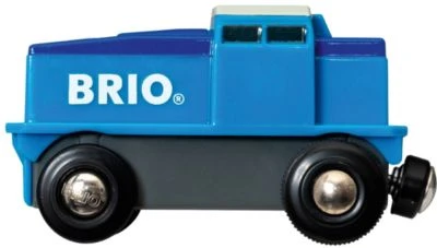 BRIO Blaue Batterie Frachtlok 2 BRIO Blaue Batterie Frachtlok – Bild 2