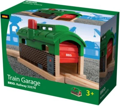 BRIO Lokschuppen Mit Tor 2 BRIO Lokschuppen Mit Tor – Bild 2