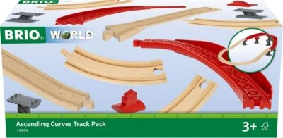 BRIO World 33995 Schienenpaket Berg Und Tal - 16-teiliges Schienenpaket Mit Vielen Tollen Layout-Möglichkeiten Für Großen Eisenbahn-Spielspaß - Kompatibel Mit Allen Produkten Der BRIO World Und Em 2 BRIO World 33995 Schienenpaket Berg Und Tal - 16-teiliges Schienenpaket Mit Vielen Tollen Layout-Möglichkeiten Für Großen Eisenbahn-Spielspaß - Kompatibel Mit Allen Produkten Der BRIO World Und Em – Bild 2