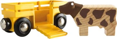 BRIO Tierwagen Mit Kuh 1 BRIO Tierwagen Mit Kuh
