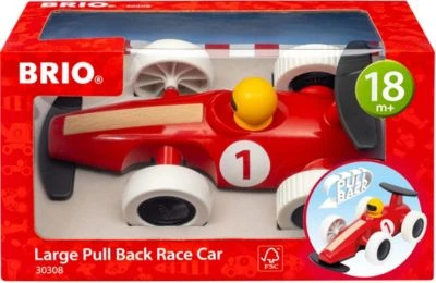 30308 BRIO Großer Rennwagen Mit Rückziehmotor - Zurückziehen Und Los Geht‘s! - Empfohlen Für Kleinkinder Ab 18 Monaten 1 30308 BRIO Großer Rennwagen Mit Rückziehmotor - Zurückziehen Und Los Geht‘s! - Empfohlen Für Kleinkinder Ab 18 Monaten
