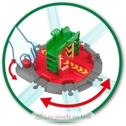 Lok-Drehscheibe Mit Kontrollbrücke - Brio 8 Lok-Drehscheibe Mit Kontrollbrücke - Brio -Brio Verkaufsgeschäft 33476 brio plaque tournante circuit train 2