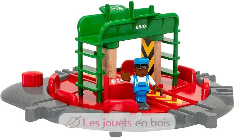 Lok-Drehscheibe Mit Kontrollbrücke - Brio 1 Lok-Drehscheibe Mit Kontrollbrücke - Brio