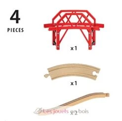 Bahnbrücke Mit Auffahrten - Brio 9 Bahnbrücke Mit Auffahrten - Brio -Brio Verkaufsgeschäft 33699 brio pont courbe circuits et trains brio 4