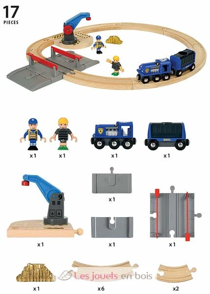 Polizei Goldtransport-Set - Brio 6 Polizei Goldtransport-Set - Brio – Bild 6