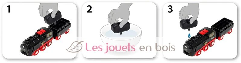 Batterie-Dampflok Mit Wassertank - Brio 3 Batterie-Dampflok Mit Wassertank - Brio – Bild 3