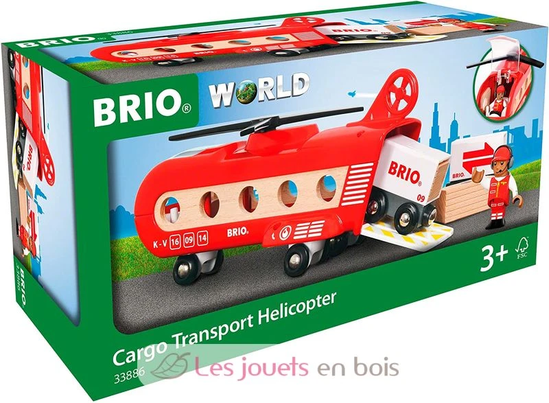 Eisenbahn-Transporthubschrauber - Brio 2 Eisenbahn-Transporthubschrauber - Brio – Bild 2