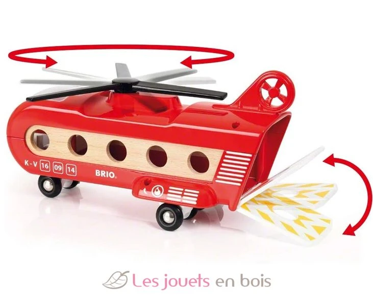 Eisenbahn-Transporthubschrauber - Brio 5 Eisenbahn-Transporthubschrauber - Brio – Bild 5