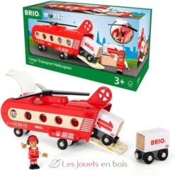 Eisenbahn-Transporthubschrauber - Brio 11 Eisenbahn-Transporthubschrauber - Brio -Brio Verkaufsgeschäft 33886 brio helicoptere cargo circuits de train brio world 5