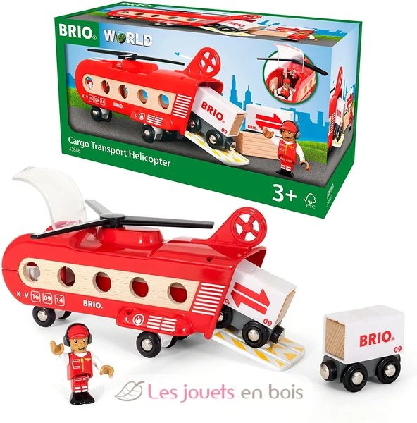 Eisenbahn-Transporthubschrauber - Brio 6 Eisenbahn-Transporthubschrauber - Brio – Bild 6