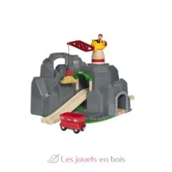 Große Goldmine Mit Sound-Tunnel - Brio -Brio Verkaufsgeschäft 33889 brio plateforme grue tunnel circuit train 8