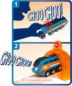 Smart Tech Sound Action Tunnel Reisezug-Set - Brio 14 Smart Tech Sound Action Tunnel Reisezug-Set - Brio -Brio Verkaufsgeschäft 33972 brio circuit voyageurs smart tech sound circuit train 3