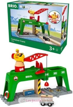 Bahn Verlade Terminal - Brio 17 Bahn Verlade Terminal - Brio -Brio Verkaufsgeschäft 33996 brio grue double voie chargement