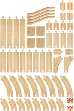 BRIO 33772 Großes Schienensortiment, 50 Teile -Brio Verkaufsgeschäft 3551242 03