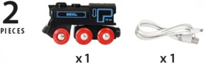 BRIO Schwarze Akku-Lok Mit Mini-USB 4 BRIO Schwarze Akku-Lok Mit Mini-USB – Bild 4