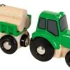 BRIO Traktor Mit Holz-Anhänger