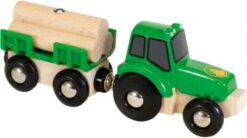 BRIO Traktor Mit Holz-Anhänger