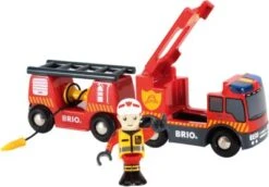 BRIO Feuerwehr-Leiterfahrzeug Mit Licht & Sound