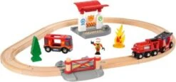 BRIO Bahn Feuerwehr Set