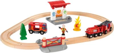 BRIO Bahn Feuerwehr Set 1 BRIO Bahn Feuerwehr Set