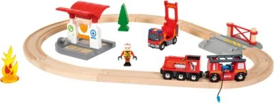 BRIO Bahn Feuerwehr Set 2 BRIO Bahn Feuerwehr Set – Bild 2