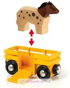 Trainieren Nutztieren - Brio -Brio Verkaufsgeschäft brio 33404 train de la ferme 1