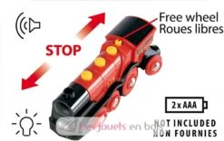 Multifunktions-Lokomotive - Brio 8 Multifunktions-Lokomotive - Brio -Brio Verkaufsgeschäft brio 33592 locomotive rouge mutlifonctions 2