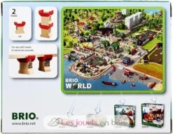 Brückenfundament - Brio 7 Brückenfundament - Brio -Brio Verkaufsgeschäft brio world 33254 supports de pont accessoire pour circuit de train en bois jouet enfants boite