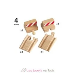 2 Rampen Und 2 Haltestellen - Brio 5 2 Rampen Und 2 Haltestellen - Brio -Brio Verkaufsgeschäft brio world 33385 lot de 2 rampes et 2 butoirs accessoire pour circuit de train en bois jouet jeu