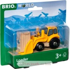 Baggerlader - Brio -Brio Verkaufsgeschäft brio world 33436 tractopelle accessoire pour circuit de train en bois avec connexions aimantees action de jeu sans pile jouets enfants jeux