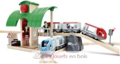 Schaltungsplattform Reisende - Brio 11 Schaltungsplattform Reisende - Brio -Brio Verkaufsgeschäft brio world 33512 circuit plateforme voyageurs coffret complet de 42 pieces circuit de train en bois sur 2 niveaux jouet enfants