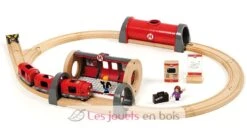 Metro-Tour - Brio -Brio Verkaufsgeschäft brio world 33513 circuit metro coffret complet de 20 pieces circuit de train en bois theme ville urbain transport en commun tub jouet enfant