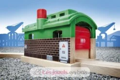 Lokschuppen Mit Rolltor - Brio 8 Lokschuppen Mit Rolltor - Brio -Brio Verkaufsgeschäft brio world 33574 tunnel garage accessoire pour circuit de train en bois action de jeu sans pile jouet parcours