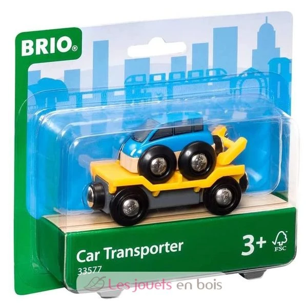 Transport Wagen Blaues Auto - Brio 2 Transport Wagen Blaues Auto - Brio – Bild 2