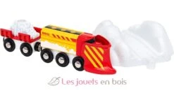 Schneepfluglokomotive - Brio 10 Schneepfluglokomotive - Brio -Brio Verkaufsgeschäft brio world 33606 train chasse neige pour circuit de train en bois systeme d attache aimantee jouets