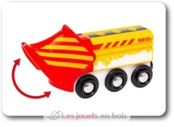 Schneepfluglokomotive - Brio 14 Schneepfluglokomotive - Brio -Brio Verkaufsgeschäft brio world 33606 train chasse neige pour circuit de train en bois systeme d attache aimantee jouets enfant