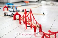 Hängebrücke - Brio 8 Hängebrücke - Brio -Brio Verkaufsgeschäft brio world 33683 double pont suspendu accessoire pour circuit de train en bois pour agrandir son circuit jouets enfants interactifs