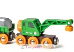Geniale Kranwagen - Brio 7 Geniale Kranwagen - Brio -Brio Verkaufsgeschäft brio world 33698 wagon grue ingenieux accessoire pour circuit de train en bois avec connexions aimantees jouet chantier enfant grumier