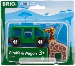 Autotransporter Giraffe - Brio 8 Autotransporter Giraffe - Brio -Brio Verkaufsgeschäft brio world 33724 wagon girafe accessoire pour circuit de train en bois avec connexions aimantees theme safari jouets enfant