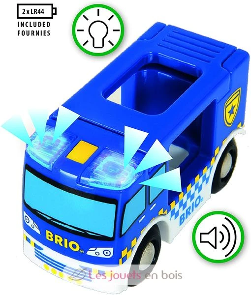 Police Truck - Sound And Light - Brio 3 Police Truck - Sound And Light - Brio – Bild 3