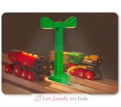 Bahnbeleuchtung - Brio -Brio Verkaufsgeschäft brio world 33836 eclairage ferroviaire accessoire pour circuit de train en bois piles incluses jouets enfant