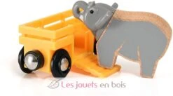 Elefantentransportwagen - Brio 10 Elefantentransportwagen - Brio -Brio Verkaufsgeschäft brio world 33969 wagon et elephant accessoire pour circuit de train en bois avec connexions aimantees theme safari jouets