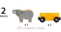 Elefantentransportwagen - Brio 8 Elefantentransportwagen - Brio -Brio Verkaufsgeschäft brio world 33969 wagon et elephant accessoire pour circuit de train en bois avec connexions aimantees theme safari jouets enfant