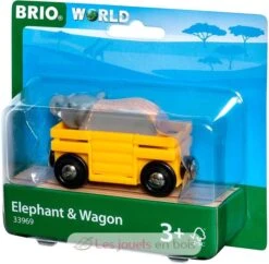 Elefantentransportwagen - Brio 11 Elefantentransportwagen - Brio -Brio Verkaufsgeschäft brio world 33969 wagon et elephant accessoire pour circuit de trains en bois avec connexions aimantees theme safari jouets enfants